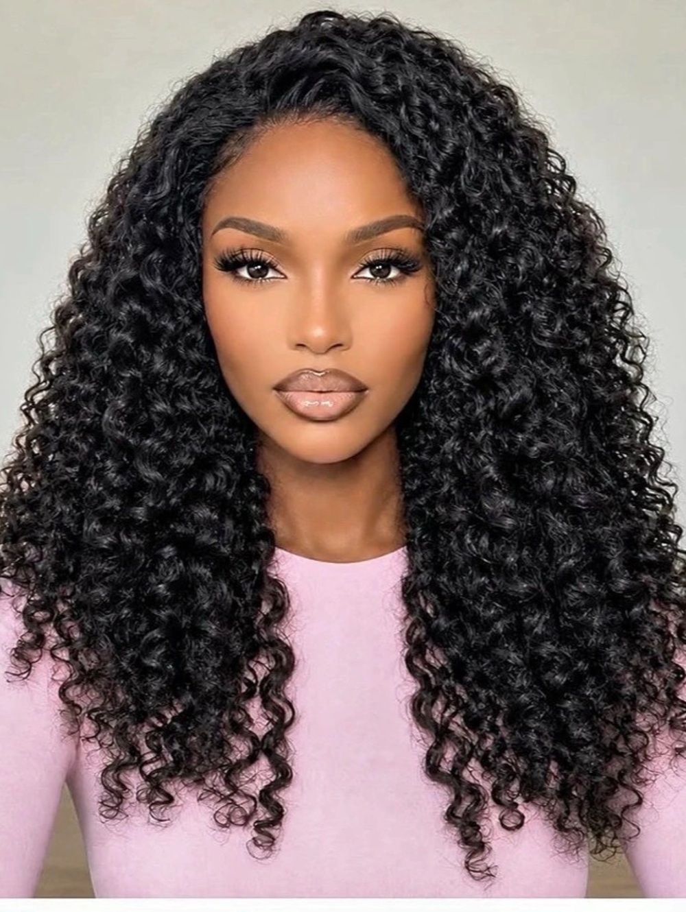 Deep Wave Half Wig in Black NWT